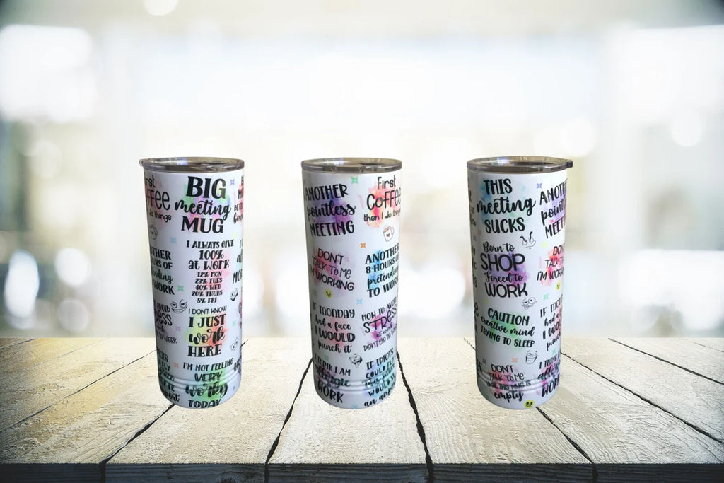 22 oz skinny tumbler
