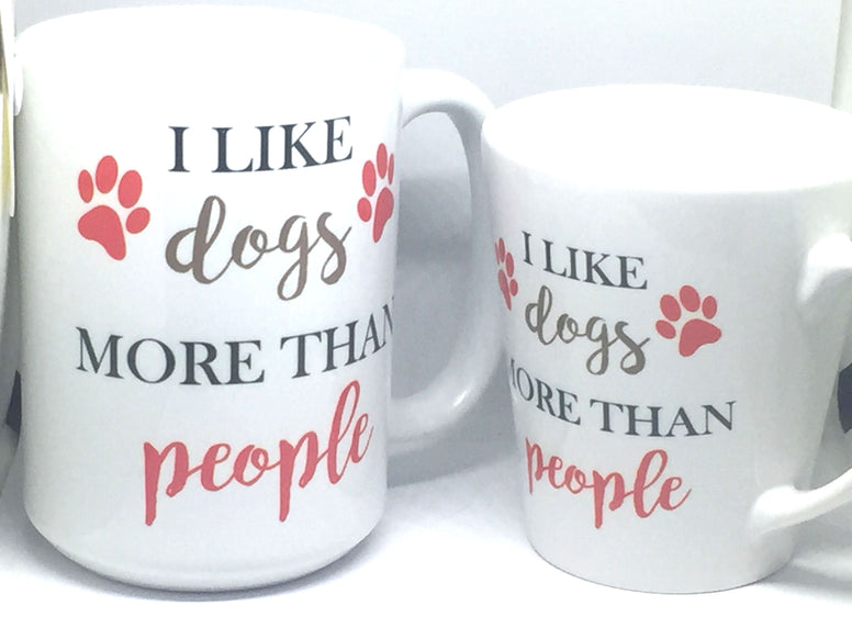 Dogs over people mug - Favor Universe