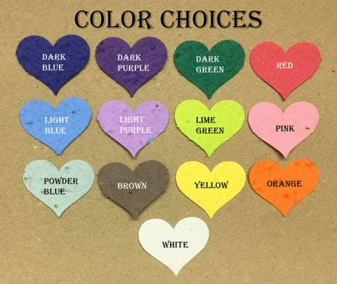 olive branch seed paper for baby shower favors