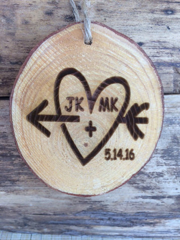 Engagement Christmas Ornament - Favor Universe