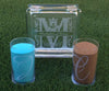 Sand Ceremony glass block set with side glasses - Favor Universe