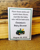 Tractor Baby Shower Seed Packets - Favor Universe