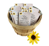 Burlap And Lace Sunflower Wedding Seed Packets