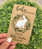 Plantable woodland baby shower favors
