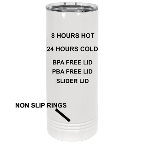 22 oz skinny tumbler - Funny Office Tumbler design