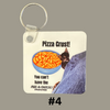 Pizza Crust KEYCHAINS