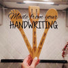 Custom your handwriting spoons