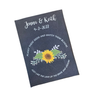 Sunflower Wedding Seed Packets Favors Chalkboard