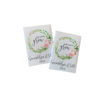Pink Wreath Wedding Seed Packets