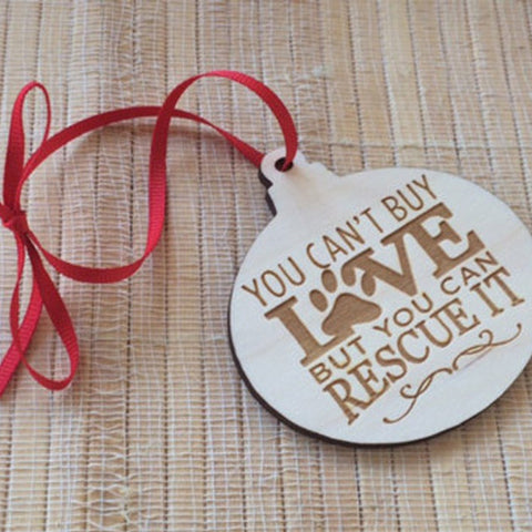 Rescue Dog Ornament