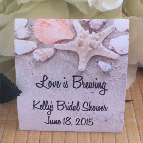 Tea Packet Beach Wedding Favors - Favor Universe