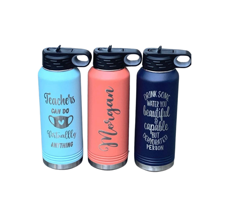 Bold Name Personalized Double-Wall Vacuum Insulated 32oz Water Bottle