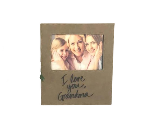 Custom handwritten photo frame