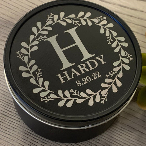 Custom Wedding Candles