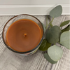 Personalized Photo Candle with engraved wood lid