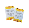 Sunflower Border Wedding Seed Packets