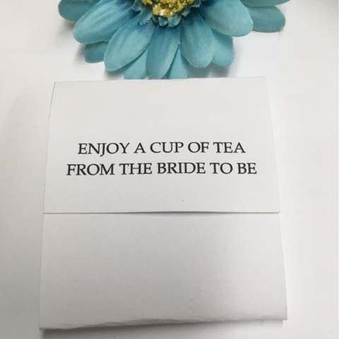 bridal daisy tea party favors,