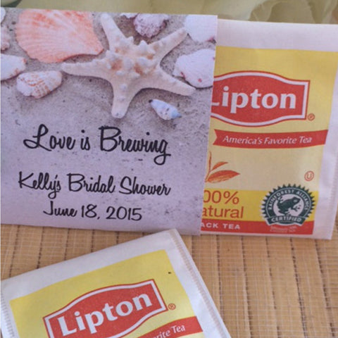 Tea Packet Beach Wedding Favors - Favor Universe