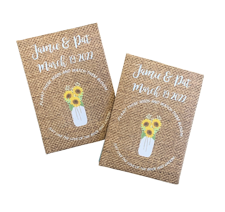 Sunflower Vase on Wood Background