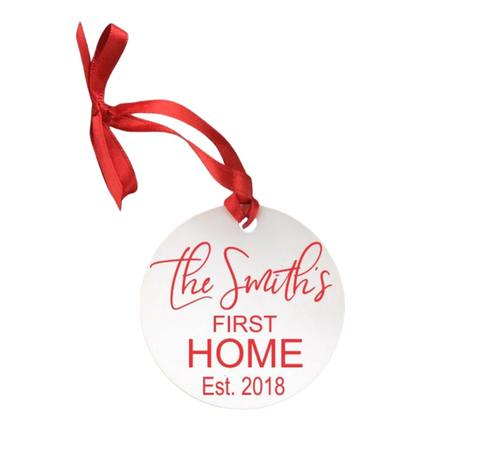 First Home Ornament Gift