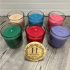 Personalized Photo Candle with engraved wood lid