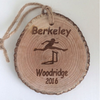 Track Teacher Ornament Gift