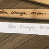 Custom your handwriting spoons