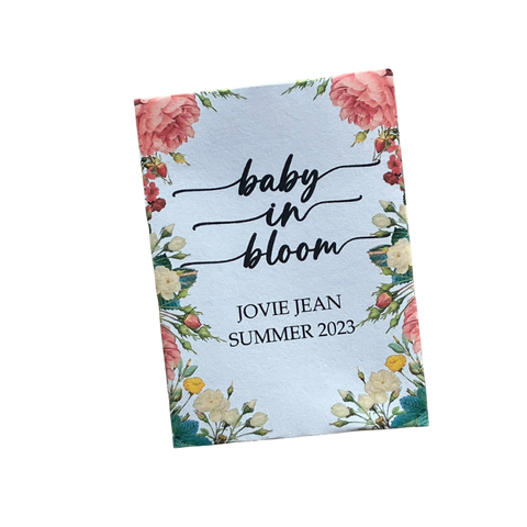 NEW Wildflower Design Baby Shower Seed Packets