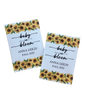 NEW Multiple Sunflower Border Baby Shower Seed Packets