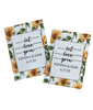 NEW Sunflower Background Wedding Seed Packets