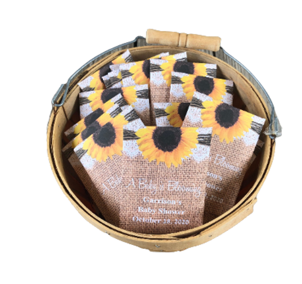 Burlap themed baby 2024 shower