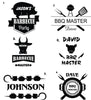 Personalized BBQ Set for Father's Day with BBQ tools