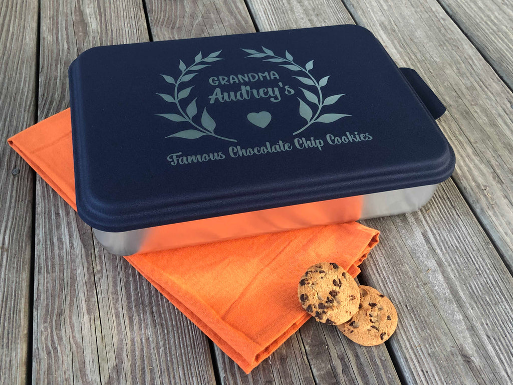 Custom Engraved Cake Pan Lid, 9x13 Pan, Bakers Gift 