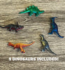 Dinosaur valentine cards - Dinosaur party favors