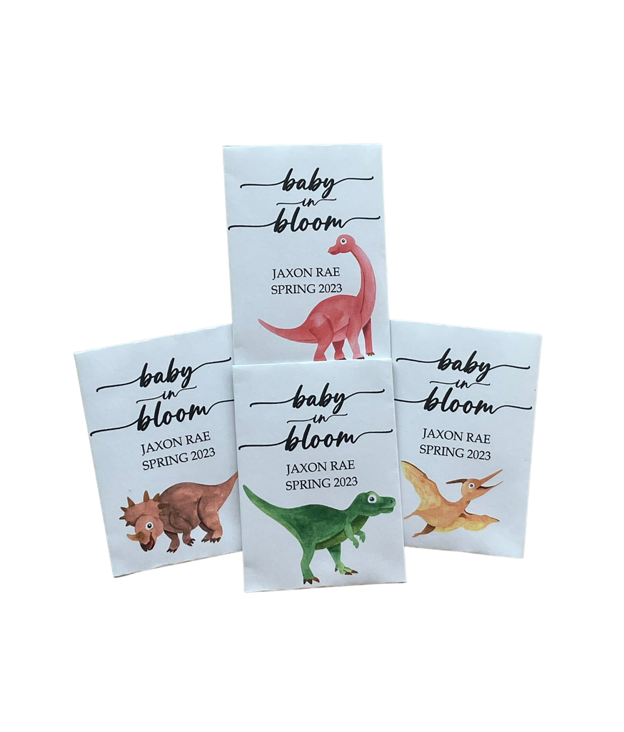 Deer Hunting Baby Shower Seed Packet Favors – Favor Universe