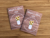 Sunflowers on Wood Wedding Seed Packets