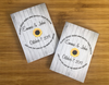 Rustic Wood with Sunflower Seed Packets
