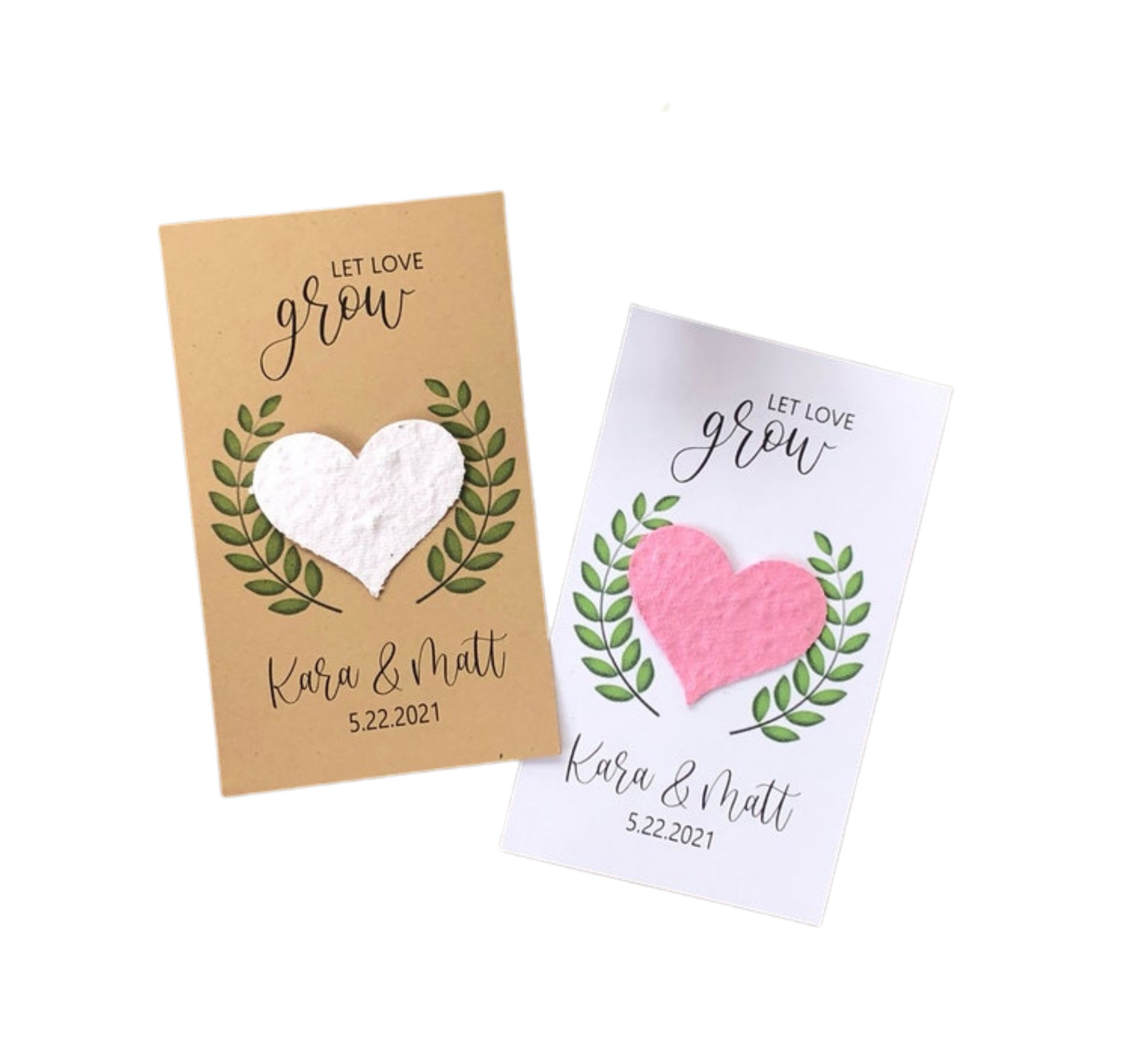 Seed paper plantable gift tags from our i-grow collection