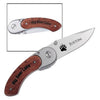 Engraved Rosewood Knife