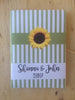 Sunflower Stripe Favors