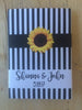 Sunflower Stripe Favors