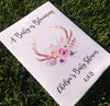 Boho baby shower woodland favors