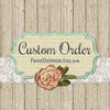 Sunflower Wood Design Seed Packet Favors