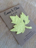 Fall plantable leaf wedding favors