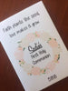 First Holy Communion Seed Packets Pink Wreath Favors