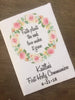 Girl First Holy Communion Favors Pink wreath