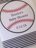 Baseball Baby Shower Seed Packets Favors