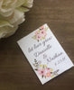 soft pink floral wedding seed packets