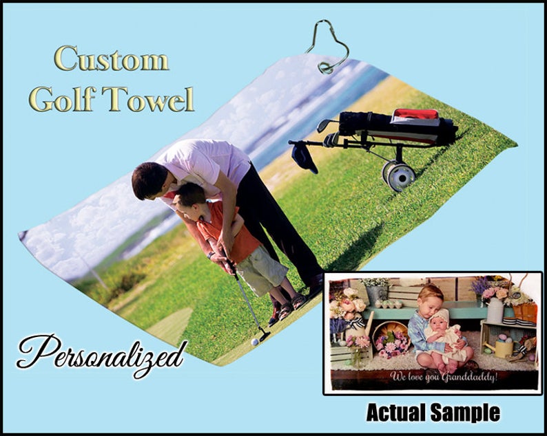 Custom sales golf towel