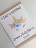 Unicorn baby shower seed packets Unicorn party favors